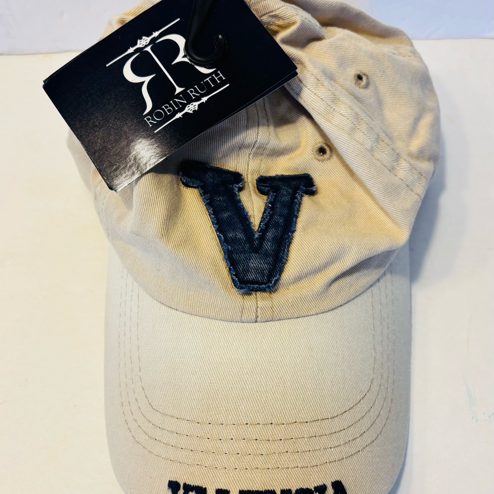 Robin Ruth Valencia Baseball Cap Hat Adjustable Beige New with Tags.”